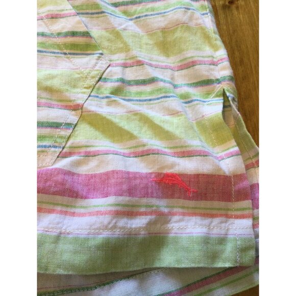 Tommy Bahama Multicolor Striped Hoodie Top - Picture 4 of 8